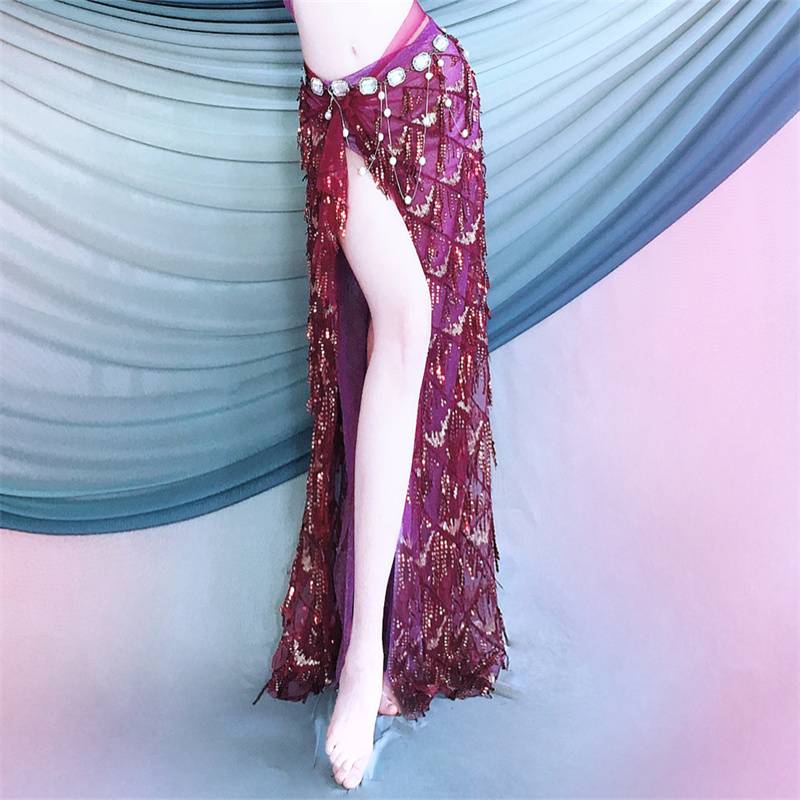 Silver-deep purple apron + purple red stale ass towel